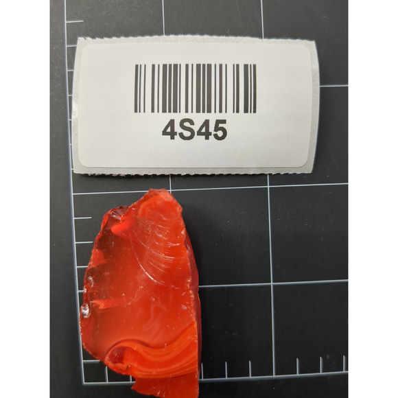 Amberina and Ruby Swirl Slag Art Glass Cullet #4S45 - Picture 7 of 7